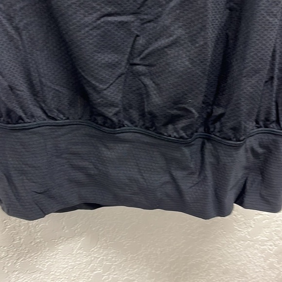 Lululemon Black on Black Workout Top with Sports Bra 4 - Picture 3 of 6